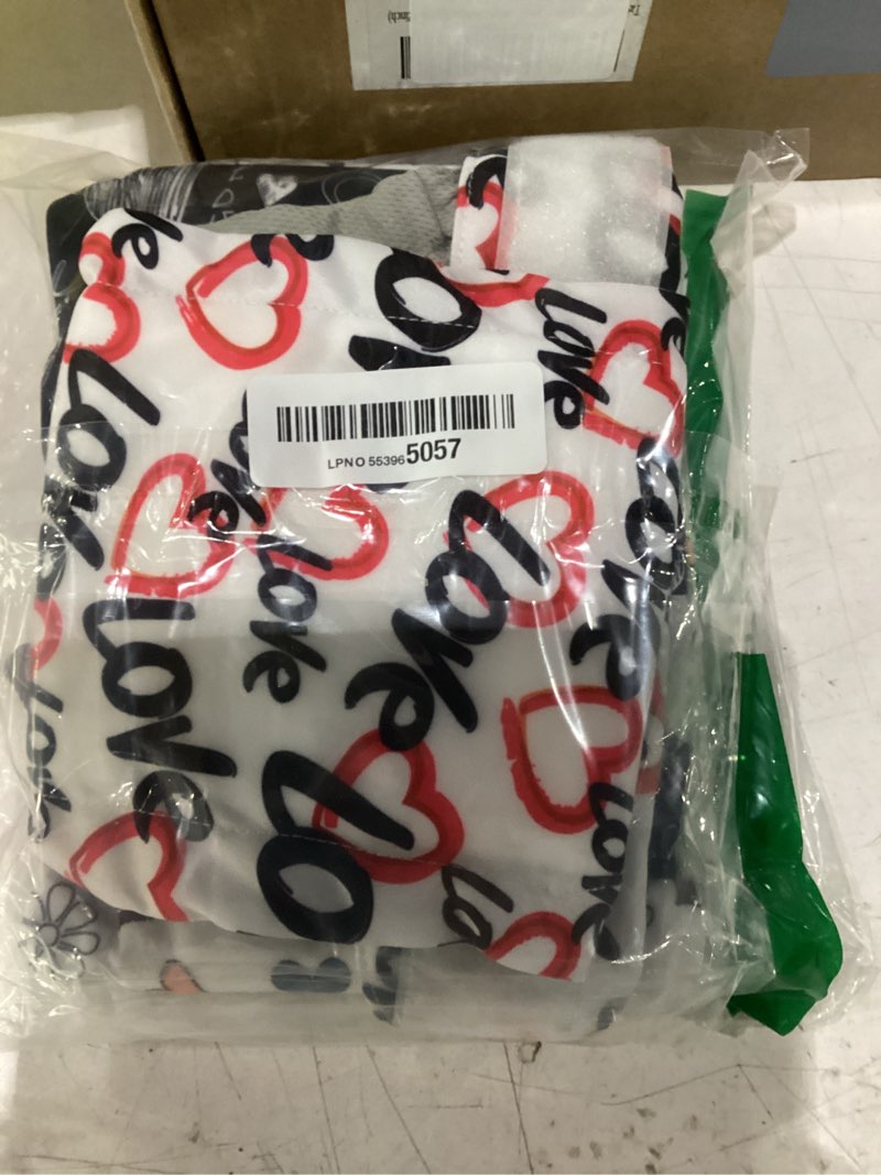 Condition photo showing New/Like New for cutebone washable dog diapers female no tail hole 3 pack reusable doggie period training pants for docked-tail frenchie french bulldog boston terrier without tail wwd03m for docked-tail, hearts m