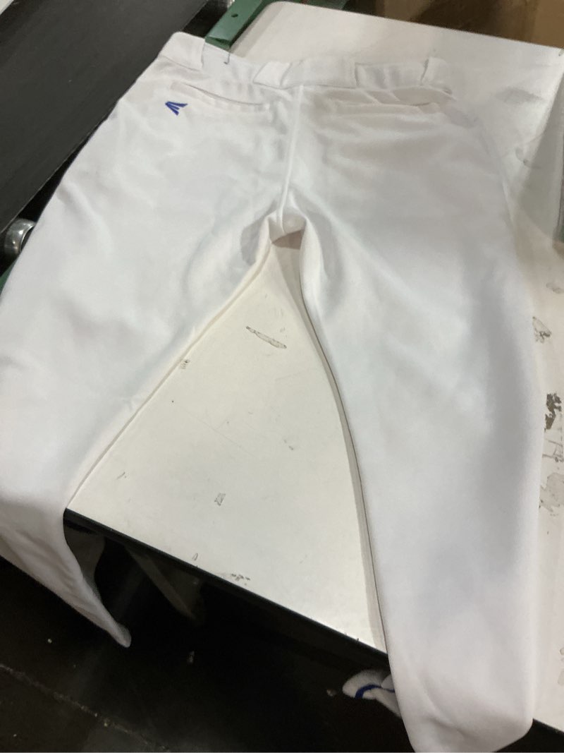 Condition photo showing Good Condition for EASTON RIVAL+ Piped Baseball Pant, White/Royal, Youth, XLarge