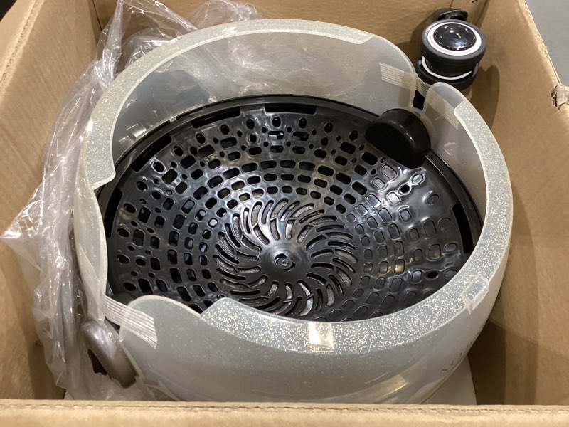 Condition photo showing As Is for tasalon ionic hooded hair dryer - 1875w bonnet dryer with 3 temperature settings - portable standing dryer for home and salon