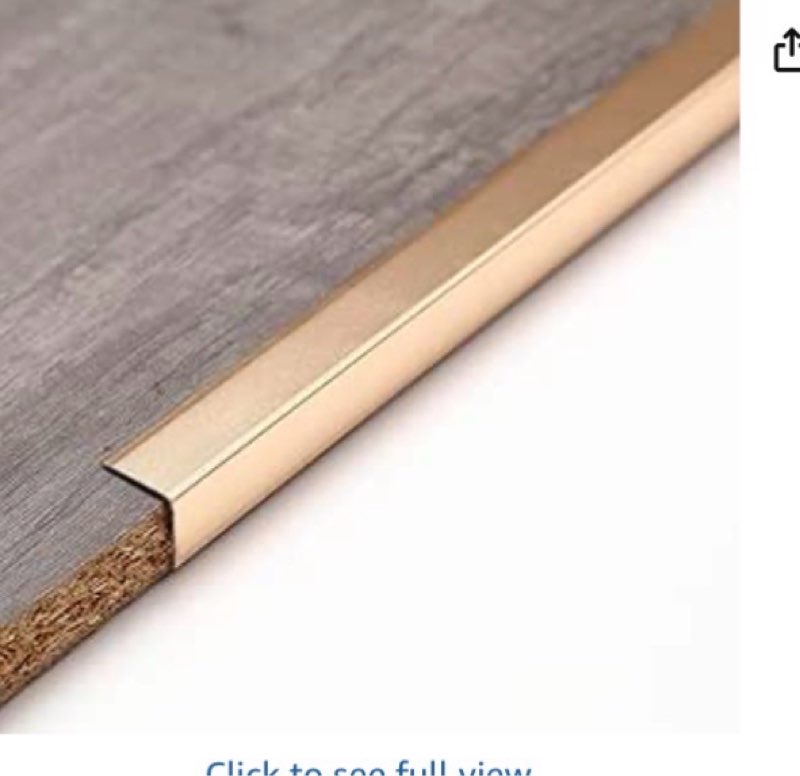 awvob golden wall corner protector, 4pcs, length 35.4in, width 0.79in - self adhesive metal corner p