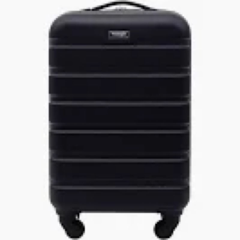 Wrangler small suitcase black