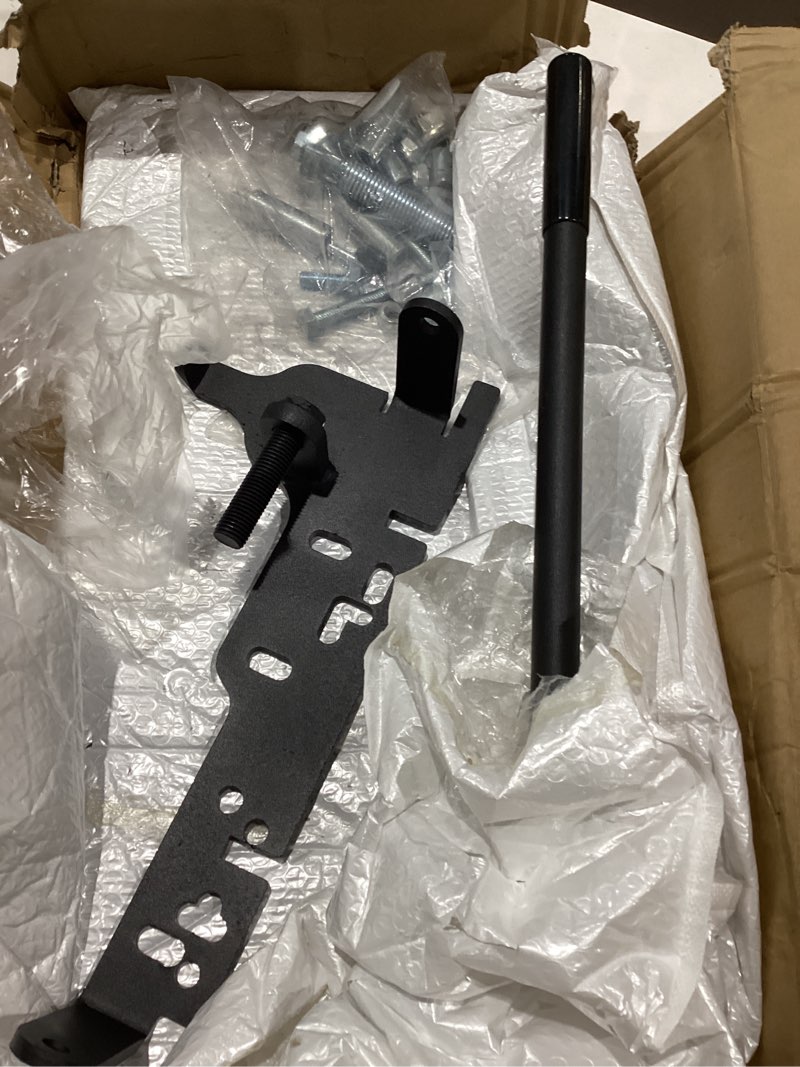 Condition photo showing As Is for mower chute blocker mower discharge shield fit for ferris/ex-mark/gravely/hustler/kubota/bobcat and most zero turn mowers advanced chute system replaces# acs6000uls 088-6003-00