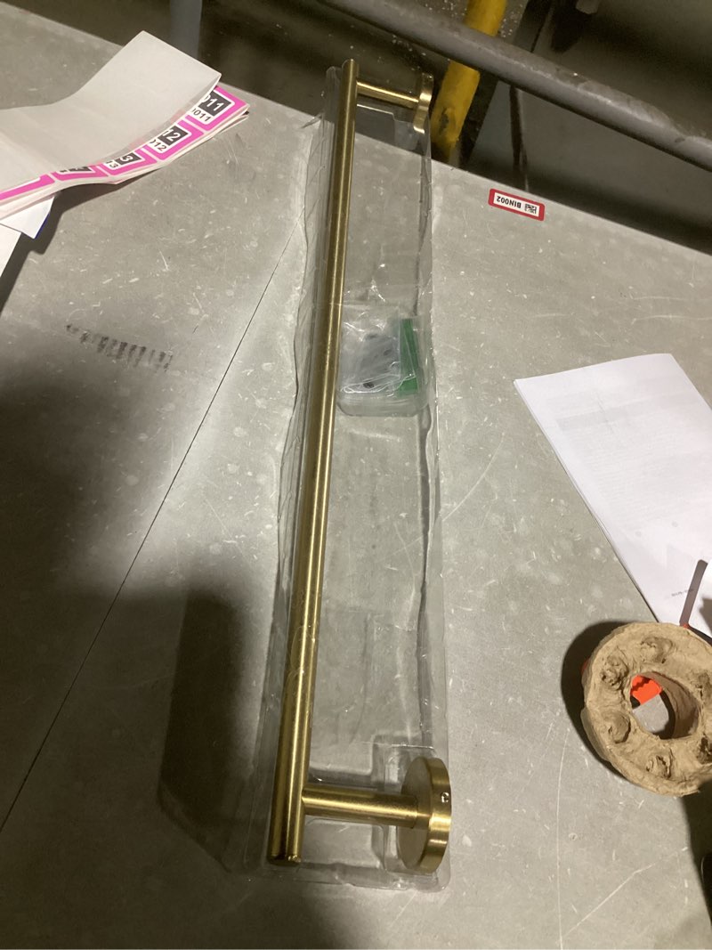 Condition photo showing Good Condition for Cosmas 161-319BB Brushed Brass Cabinet Bar Handle Pull - 12-5/8" Inch (319mm) Hole Centers