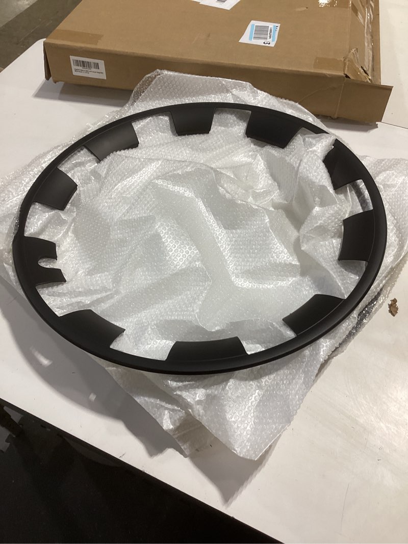 Condition photo showing Good Condition for rim protectors for 2025-2026 tesla model y juniper - 4pcs 20" helix wheel rim covers, anti-curb rash protective ring, matte black model y accessories