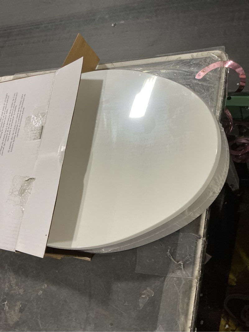 Condition photo showing Good Condition for kohler 25875-0 hyten 3" height, elevated soft close elongated toilet seat, contoured seat with grip-tight bumpers, quick-attach hardware, no slam toilet seat, white white elongated