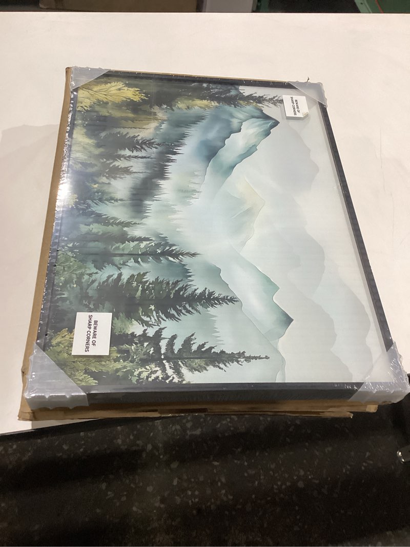 Bzstyleart Metal Framed Wall Art Gold Framed Bedroom Wall Art,Aesthetic Picture Print Painting, Inch Nature Landscape Country Wildflower Flower Vintage Wall Decor for Shelf Decor Country Lane 