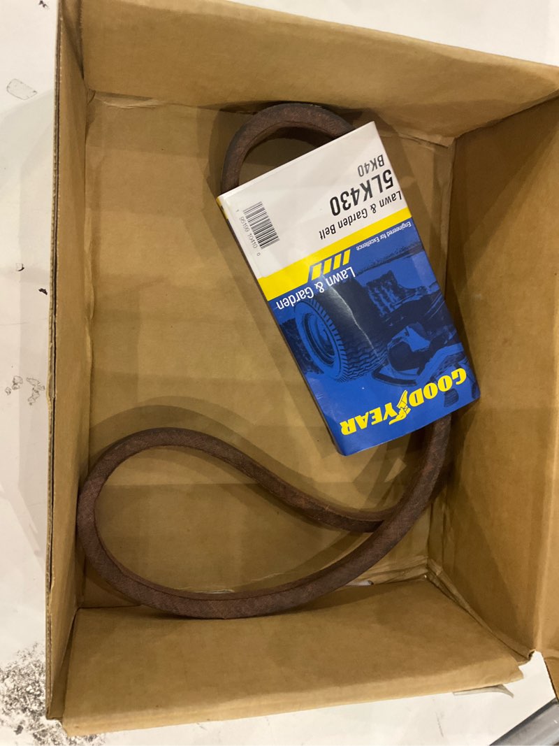 Condition photo showing New/Like New for Goodyear 5LK430 Lawn and Garden Aramid V-Belt 5/8 x 43 in 5/8 inch Top Width X 43 inches Long