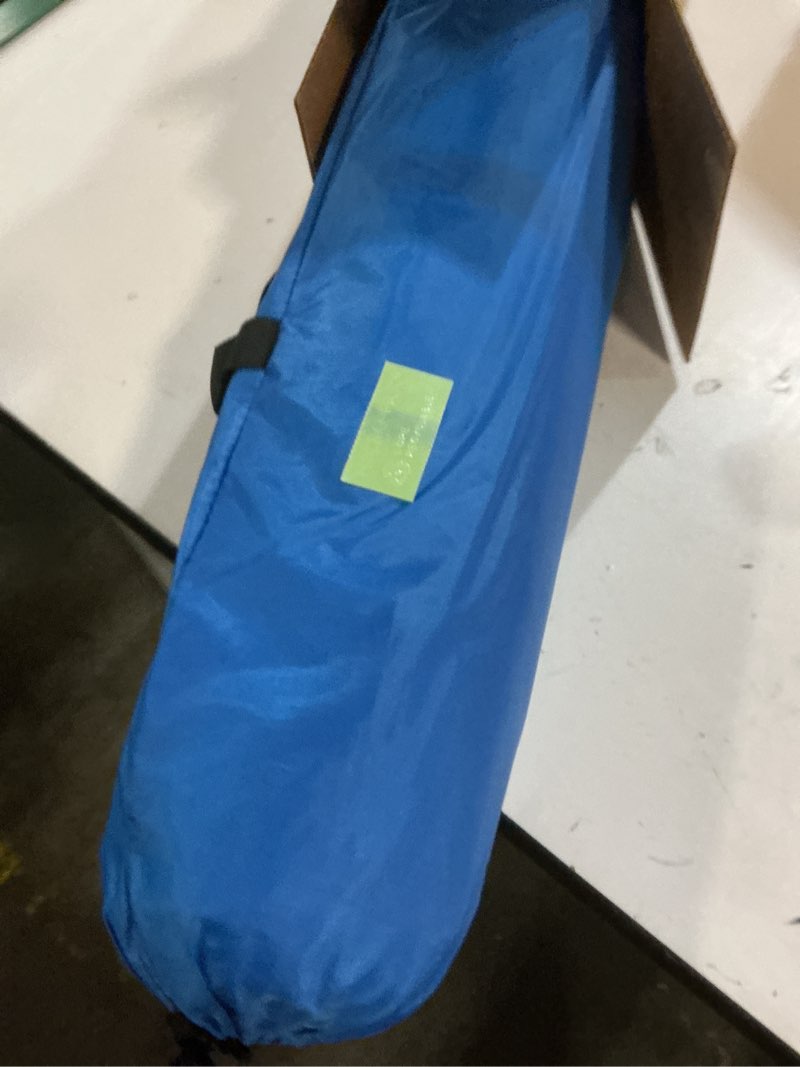 Condition photo showing New/Like New for beach tent - sun shelter for shade with uv protection and water-resistant coating for sports events and more with carry bag by wakeman outdoors (blue)