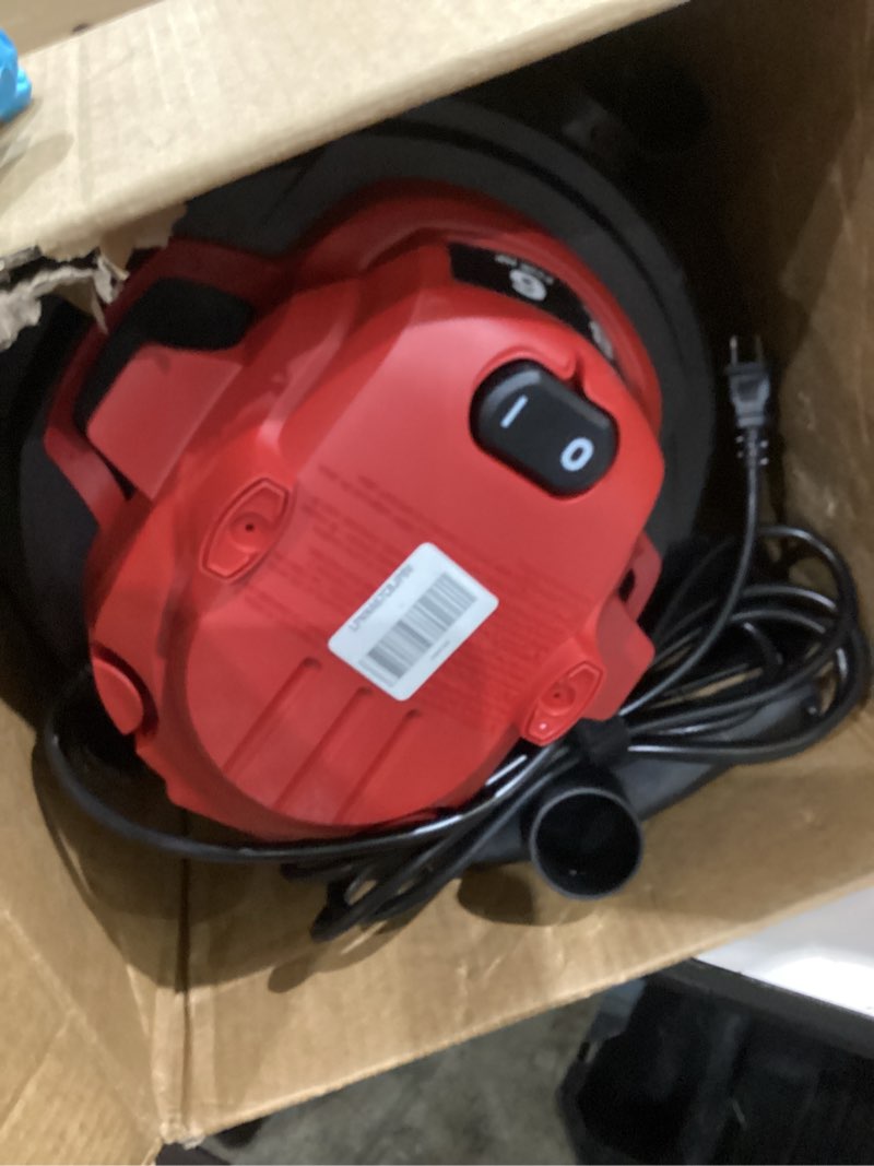 Condition photo showing Good Condition for vacmaster voc812sf 1101 8-gallon premium stainless steel wet/dry vacuum, red edition, 8 gal