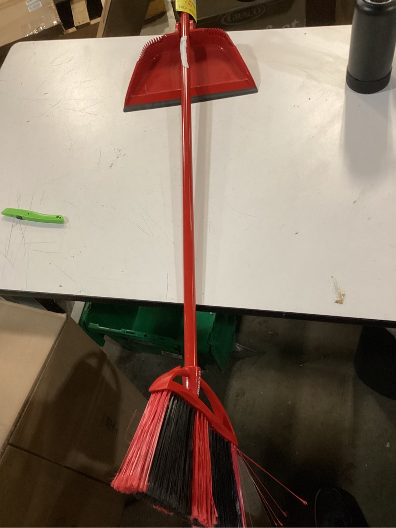 Condition photo showing Good Condition for O-Cedar Pet Pro Broom with Step-On Dustpan | Remove 99% with One Sweep | Removes 3 Times More Pet Hair | Quiet Cleaning Tool for Cat and Dog Owners PowerCorner Pet Pro Broom
