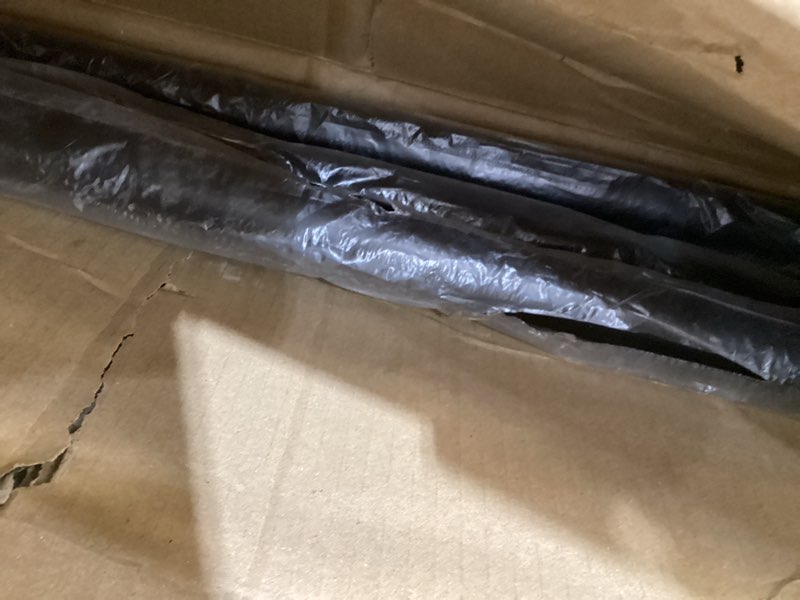 Condition photo showing Good Condition for artiwell l shaped shower curtain rod, bathroom bathtub corner shower curtain rod with ceiling support (matt black)