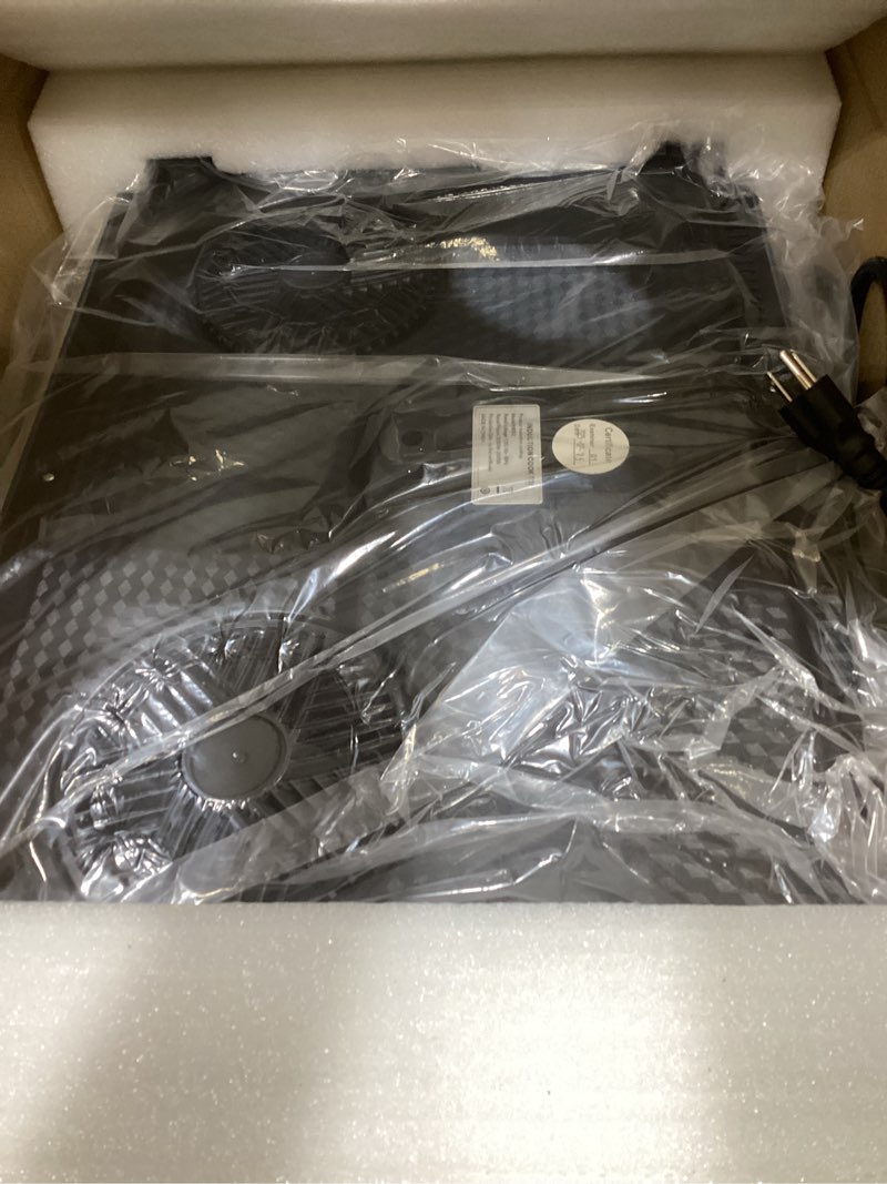 Condition photo showing Good Condition for double induction cooktop, 4000w 2 burner induction cooktop with led touch screen 10 levels settings with child safety lock & timer 110v electric burner with hot plate