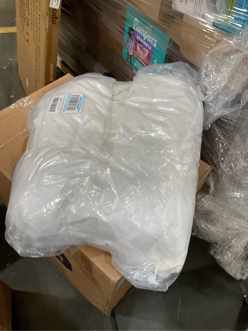 Condition photo showing Good Condition for Beautyrest Luxury Hotel Collection Queen Size White Goose Feather Down Fiber Comforter,Ultra-Soft 100% Cotton Breathable Down Comforter Fluffy Duvet Insert,All Seasons/Queen (90" W X 90" L) Full/Queen All Season/White