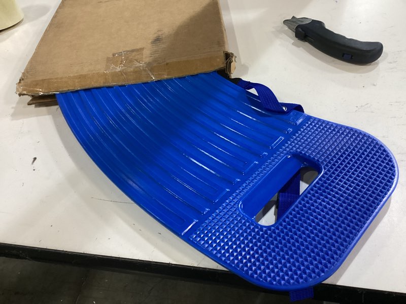 Condition photo showing Good Condition for yhk transfer board and slide board with straps, plastic slide board for transferring, slide assist device for seniors transfer to bed, wheelchair, toilet, car, hold up to 308 lbs, blue