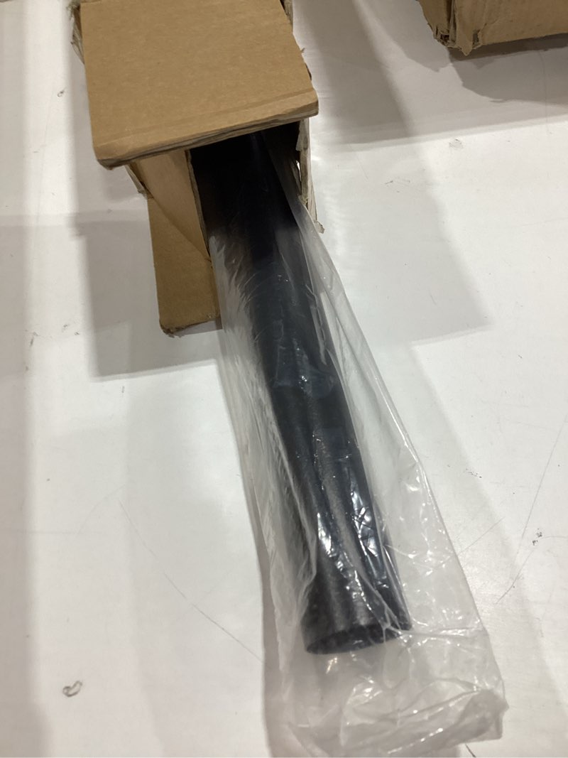 Condition photo showing Good Condition for tension curtain rods 51-86 inch(5-7.17ft),shower curtain rods no drilling,heavy duty tension rod for bathroom windows room divider outdoor patio,easy install,never rust,diameter 1.26 in-black 51-86” black
