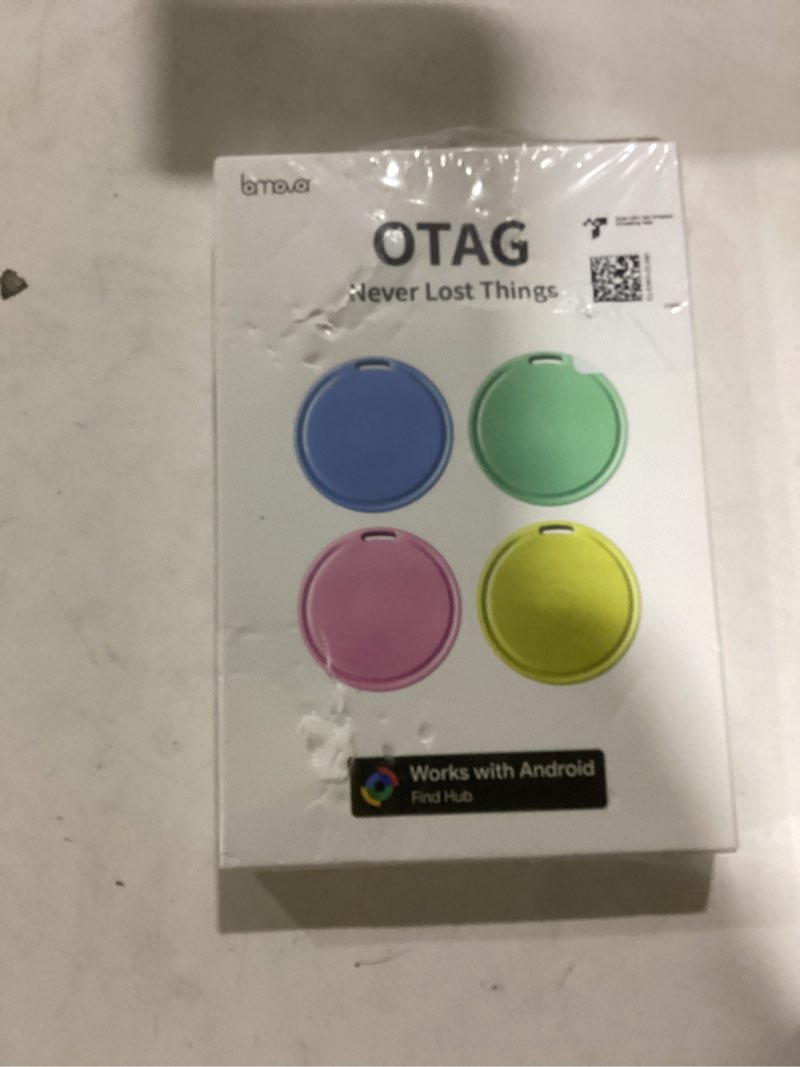 Condition photo showing New/Like New for Air Tags for Android,Air Tags-4 Pack Android,Air Tracker Tags with 4 Case,2 Year Battery Life,Google Find Trackers for Google'S Find Hub App,IP65 Waterproof Luggage Tracker for Key,4 Colour Colour-4