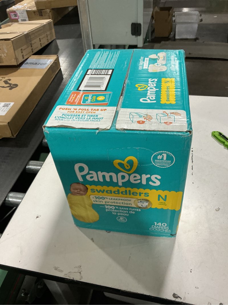 Condition photo showing New/Like New for Pampers Swaddlers Sensitive Disposable Diapers - Size 0 - 140ct