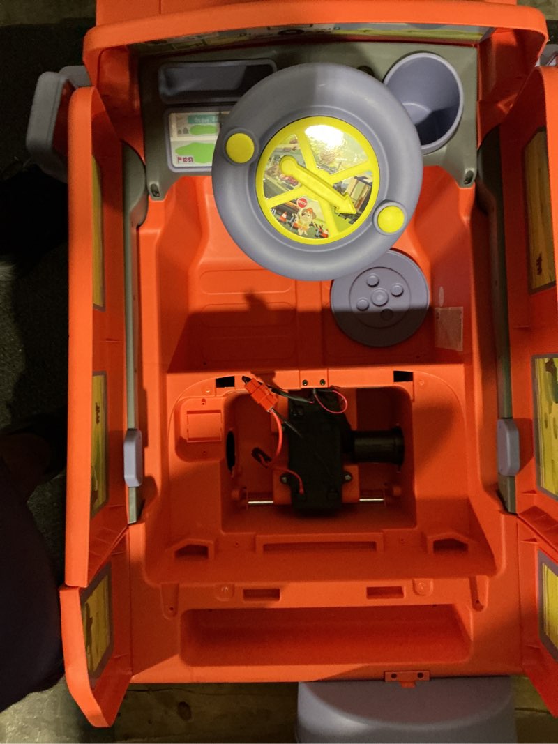 Condition photo showing As Is for bluey heeler family vehicle 12-volt battery powered ride-on