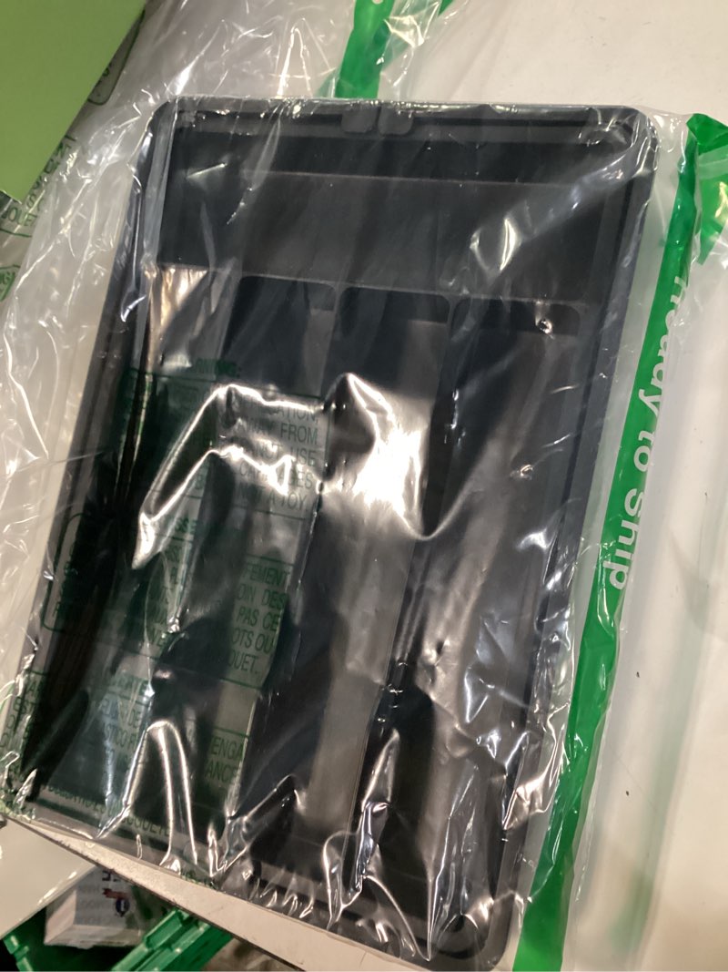 Condition photo showing Good Condition for Lifewit Silverware Drawer Organizer, Expandable Utensil Tray for Kitchen, BPA Free Flatware and Cutlery Holder, Adjustable Plastic Storage for Spoons Forks Knives, 8.5-14 x 12", Black Medium (8.5-14''W x 12''D) Black