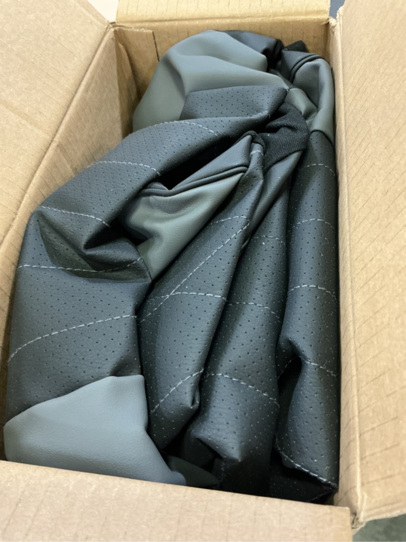 Condition photo showing Good Condition for rubbermaid car seat covers, leather seat covers with quilting design,waterproof sporty car seat covers front seat,airbag compatible, universal fit for most cars, suvs,trucks gray