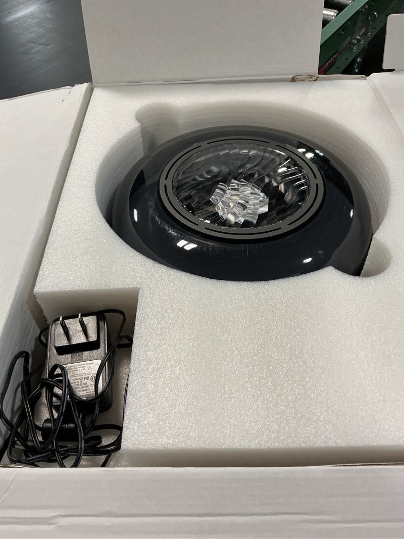 Condition photo showing Good Condition for govee uplighter floor lamp for living room, rgbic ripple projector, floor lamp for bedroom, compatible with smartthings, alexa, and matter, led modern corner floor light, warm cool white standing lamp