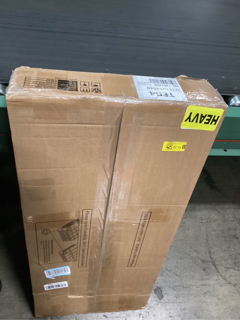 Condition photo showing Good Condition for P6C Rolling Clothes Rack with Cover, Covered Clothing Racks Heavy Duty, Portable Closet for Hanging Clothes, Garment Racks on Wheels, Black Closet Rack with Black Cover, Max Load 365LBS Black Rack with Black Cover P6C