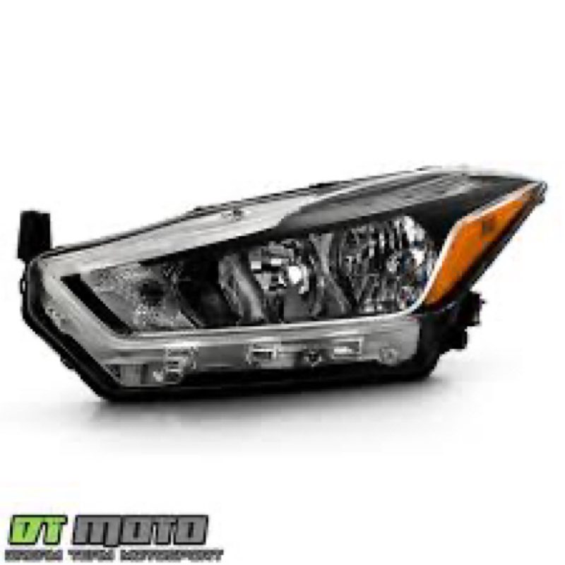 Jecoupoon Driver Side Halogen Headlight Compatible with Kicks S/SR/SV 2018-2020 Headlamp w/o bulbs 2