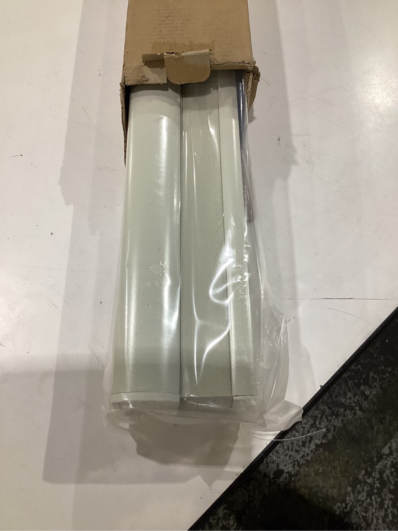 Condition photo showing As Is for Joydeco No Tools No Drill Cordless Cellular Shades, Light Filtering Honeycomb Blinds for Indoor Windows, Thermal Insulating & Noise Reducing (Beige, 38" W x 64" H) Light Filtering - Beige 38"W x 64"H