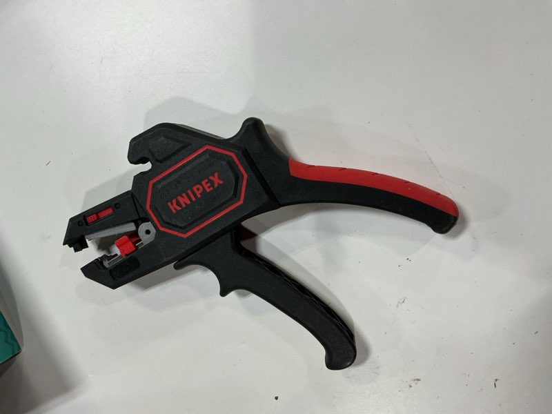 Condition photo showing As Is for knipex automatic wire stripper 10-24 awg, 7.25