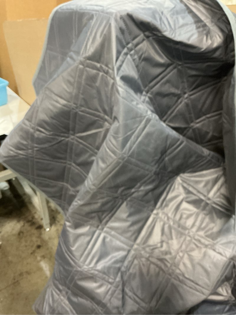 Condition photo showing Good Condition for Winter Insulated Window Curtain 63"x63", Oxford Cloth Thermal Insulated Window Cover with Buckles,Heavy Duty Window Insulation Kit Fits Windows up to 62"x62",Grey 63"W x 63"L (Pack of 1) Grey