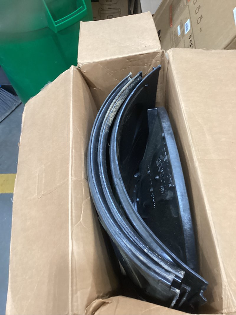 Condition photo showing As Is for nds fwas24 50 gal. flo stormwater dry well system kit with 3 side panels & 1 cover, ideal for rainwater collection, black