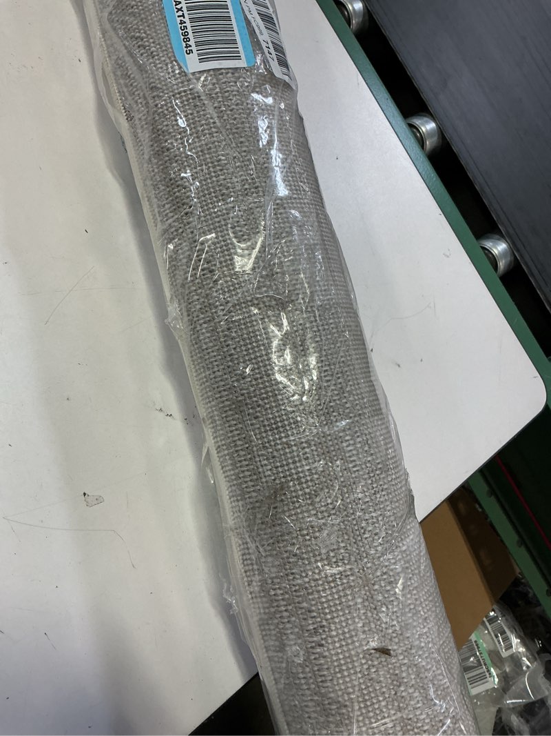 Condition photo showing Good Condition for JONATHAN Y Khalil Modern Berber Stripe Cream/Gray Indoor Area Rug, 4x6, Contemporary, Bohemian, Easy-Cleaning for Living Room, Bedroom, Kitchen, Pet Friendly, Non-Shedding (MOH207C-4) Cream/Gray 4' x 6' (Rectangular)