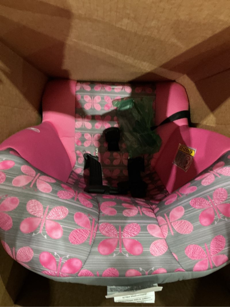 Condition photo showing Good Condition for cosco kids scenera extend infant & toddler convertible car seat, pink butterfly
