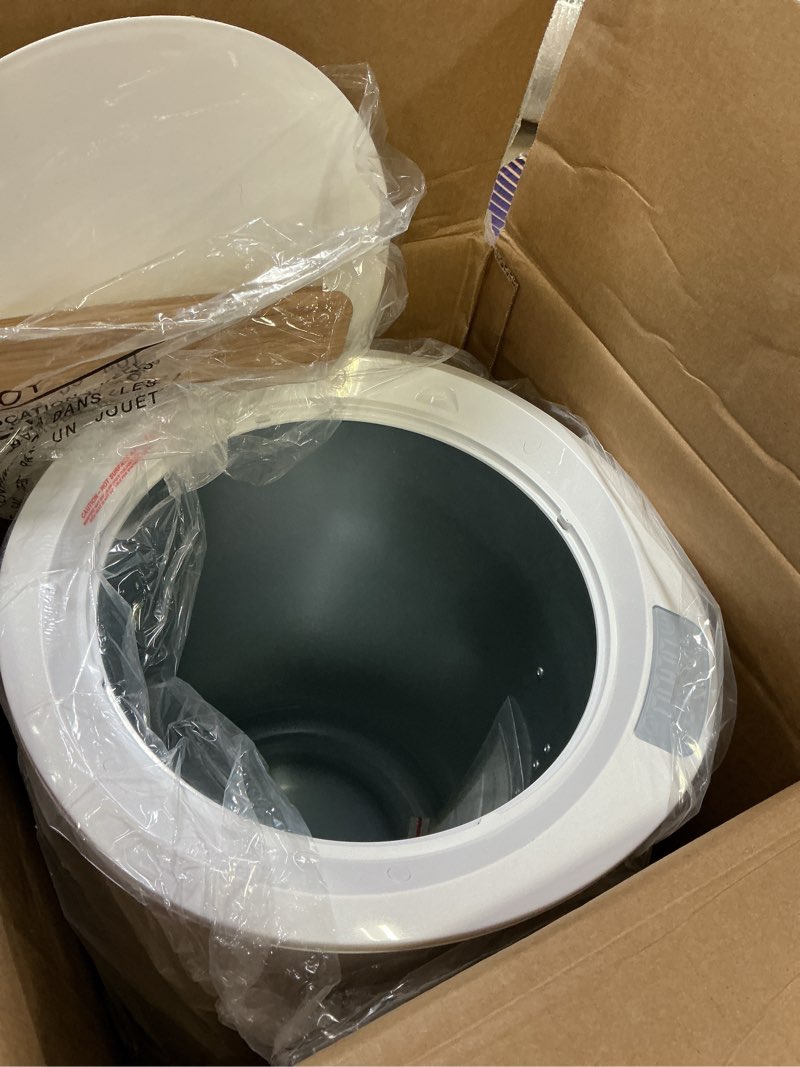 Condition photo showing Good Condition for Keenray Upgraded Towel Warmer Bucket, Large Towel Warmer with 3 Heating Modes, Heat Time 30/45/60/90 Min Adjustable and Up to 24 Hour Delay Timer, Towel Heater for Oversize Bathrobes Blankets, CL1Plus Clear White