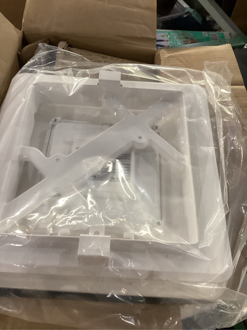 Condition photo showing As Is for Broan-NuTone Bathroom Exhaust Fan with LED light – Easy Retrofit Without Attic Access, Quiet 1.5 Sones, Effective Ventilation at 80 CFM ENERGY STAR Certified Moisture and Odor Control 80 CFM 1.5 Sones 80 CFM Energy Star