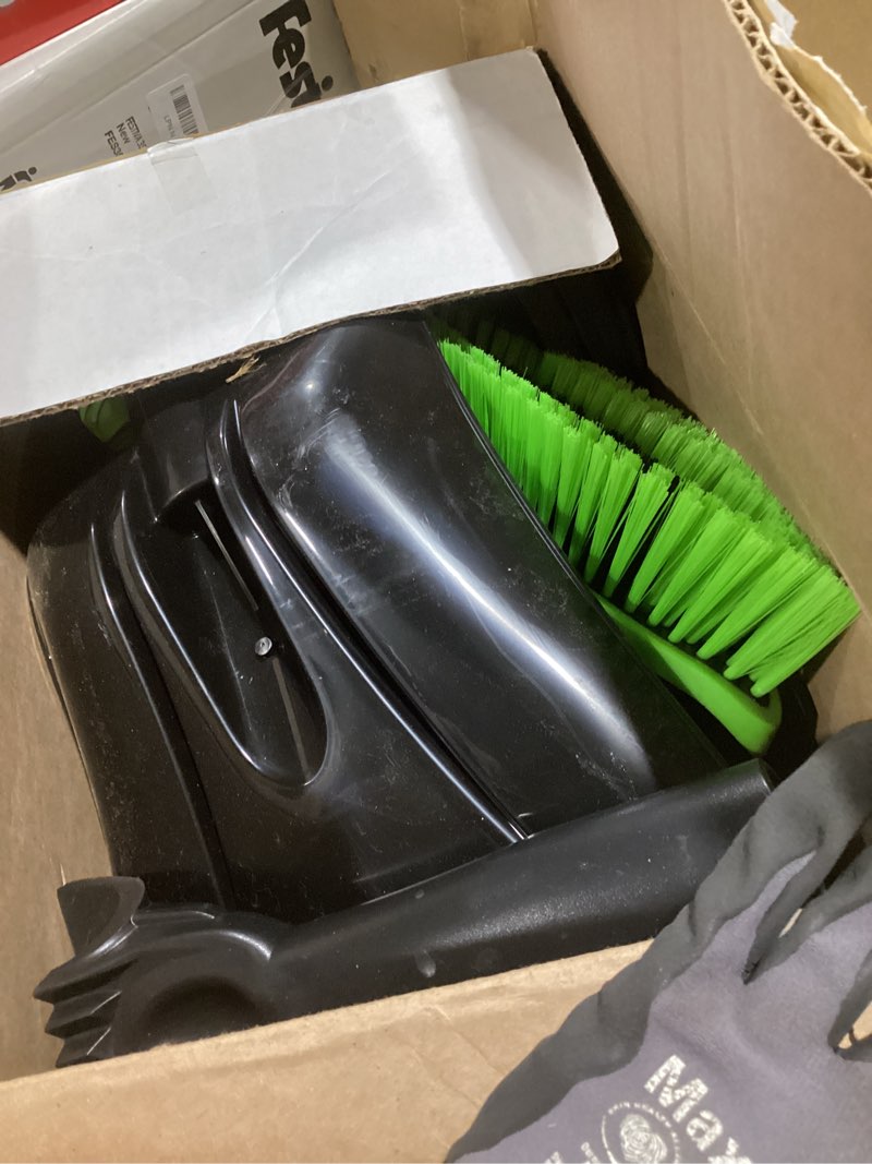 Condition photo showing Good Condition for upgrade 60" snow brush&shovel with 2 ice scrapers for car windshield, extendable snow car brush with 2 telescoping pole,360° pivoting snowbrush head detachable ice scraper for truck snowing removal