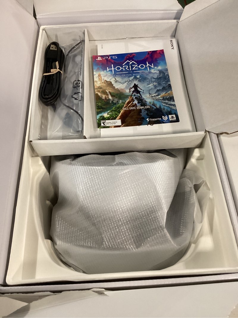 Condition photo showing Good Condition for PlayStation VR2 Horizon Call of The Mountain™ Bundle (PSVR2) PlayStation VR2 PlayStation VR2 Bundle (PSVR2)