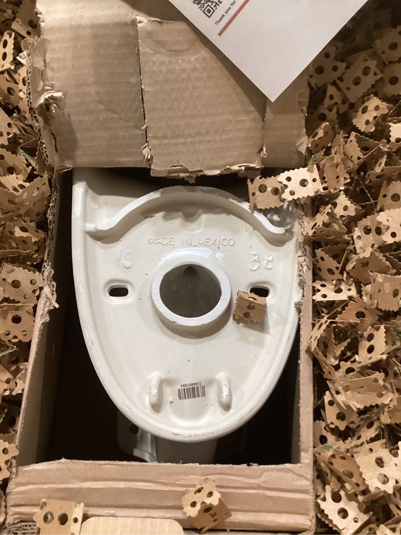 Condition photo showing Good Condition for american standard 2462016.020 cadet two-piece pressure assist with 12-in rough-in toilet, elongated front, 1.6 gpf