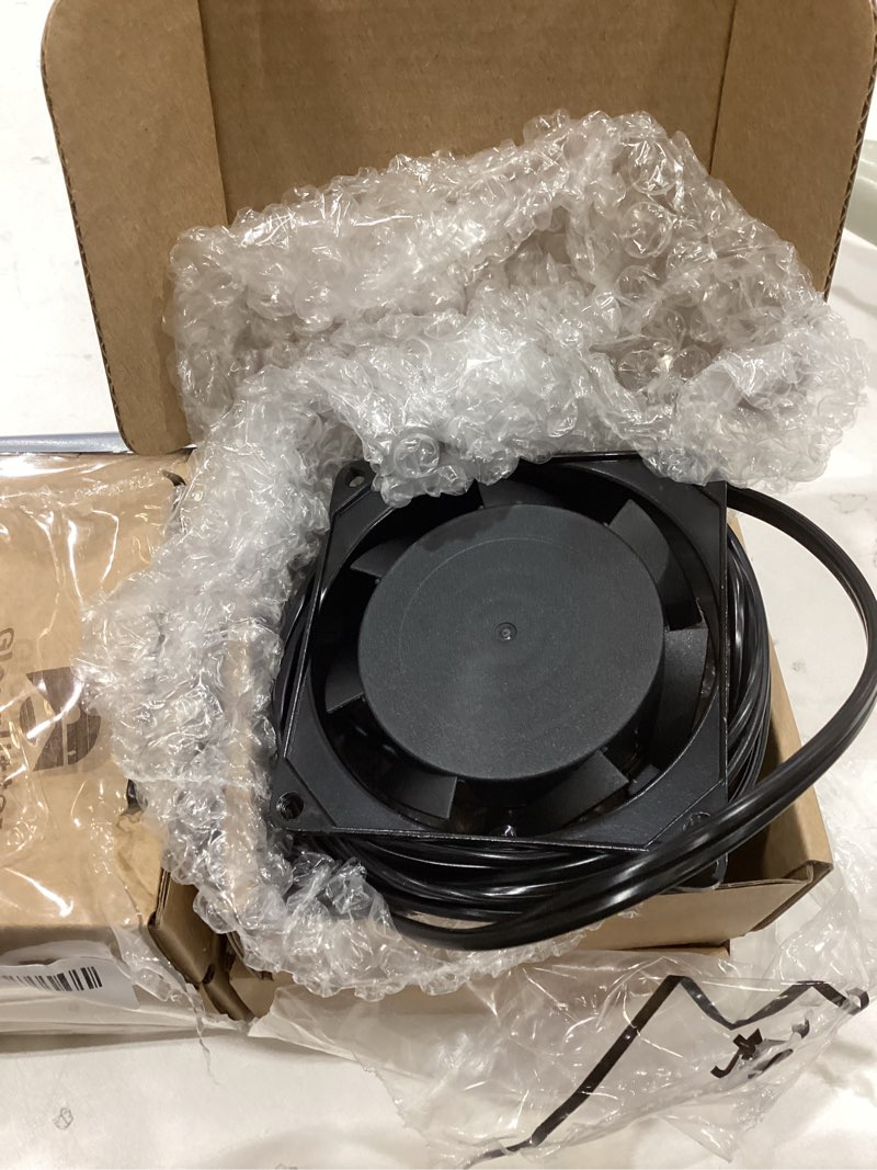 Condition photo showing Good Condition for 4 Pack 120V AC Fans Muffin Fan Waterproof18W 2850RPM 90CFM Life 50000 Hours Small Cooling Ventilation Exhaust Projects (80mm) 4 80mm