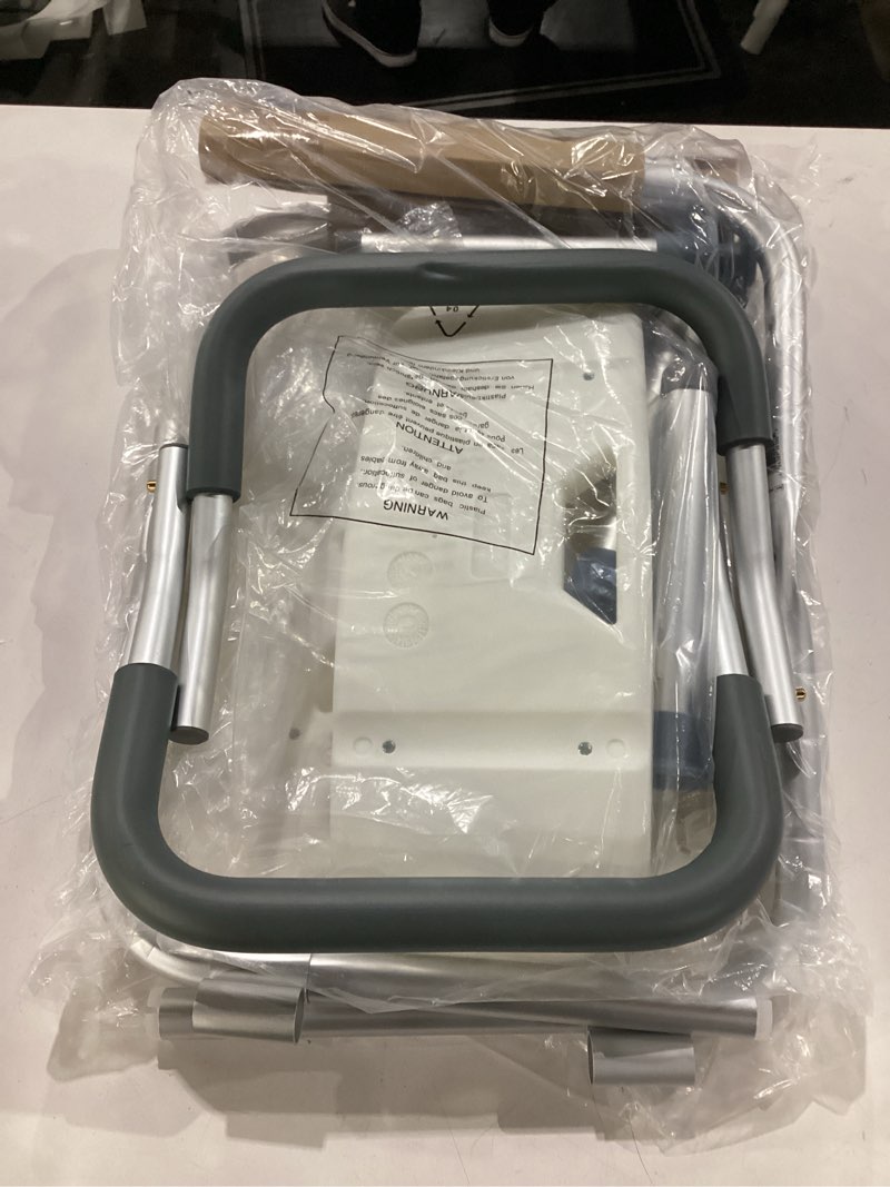Condition photo showing Good Condition for medline shower chair for elderly, seniors, adults & disabled - heavy duty shower seat with padded arms and back for inside shower, adjustable height bath stool for bathtub, 350 lb, slip resistant white