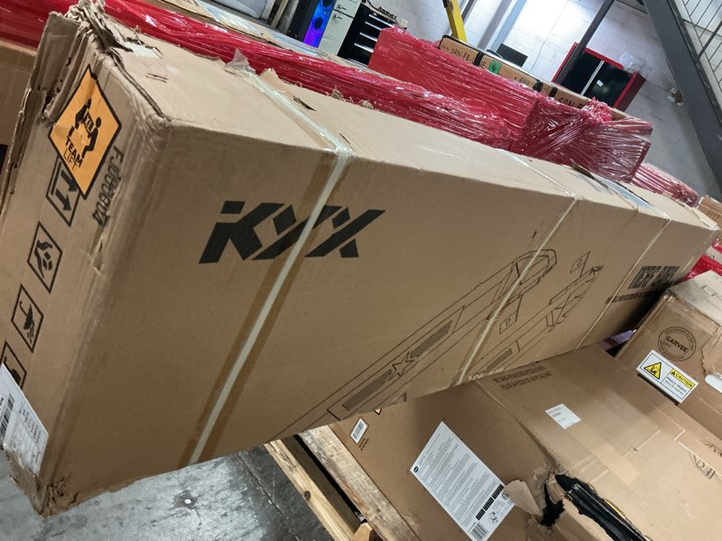 Condition photo showing Good Condition for kyx running boards for 2015-2023 ford f150/ 2017-2022 f250 supercrew cab, 3 tube side steps two stairs design car door step rails nerf bar truck boards for 01