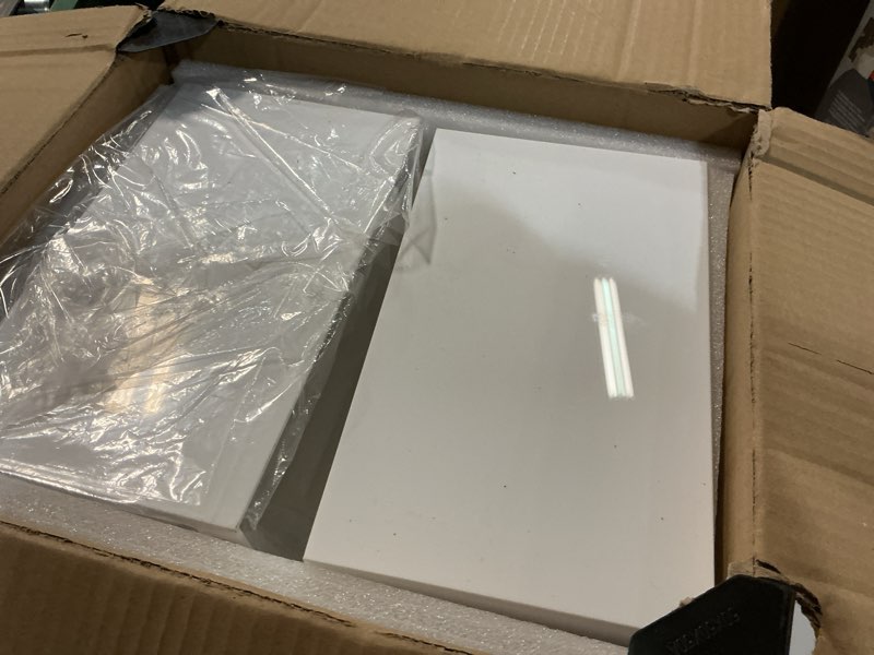 Condition photo showing Good Condition for pecmuikee buffet risers, food risers for buffet table, display stand shelf for catering dessert collectibles jewelry figures show, acrylic cube display nesting risers with hollow bottoms 6pcs 8"9"10" (8,9,10)"-2 set