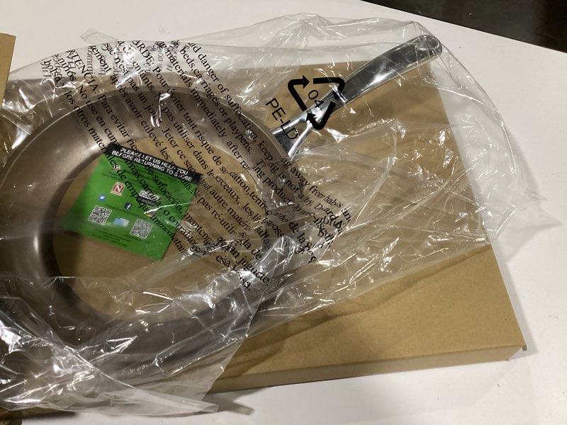 Condition photo showing Good Condition for Cooks Standard Frying Pan Hard Anodized Ceramic Nonstick, 10.5-inch Classic Skillet Egg Omelette Fry Pan with Stainless Steel Handle, Induction Compatible, Bronze 10.5-inch Bronze-Induction