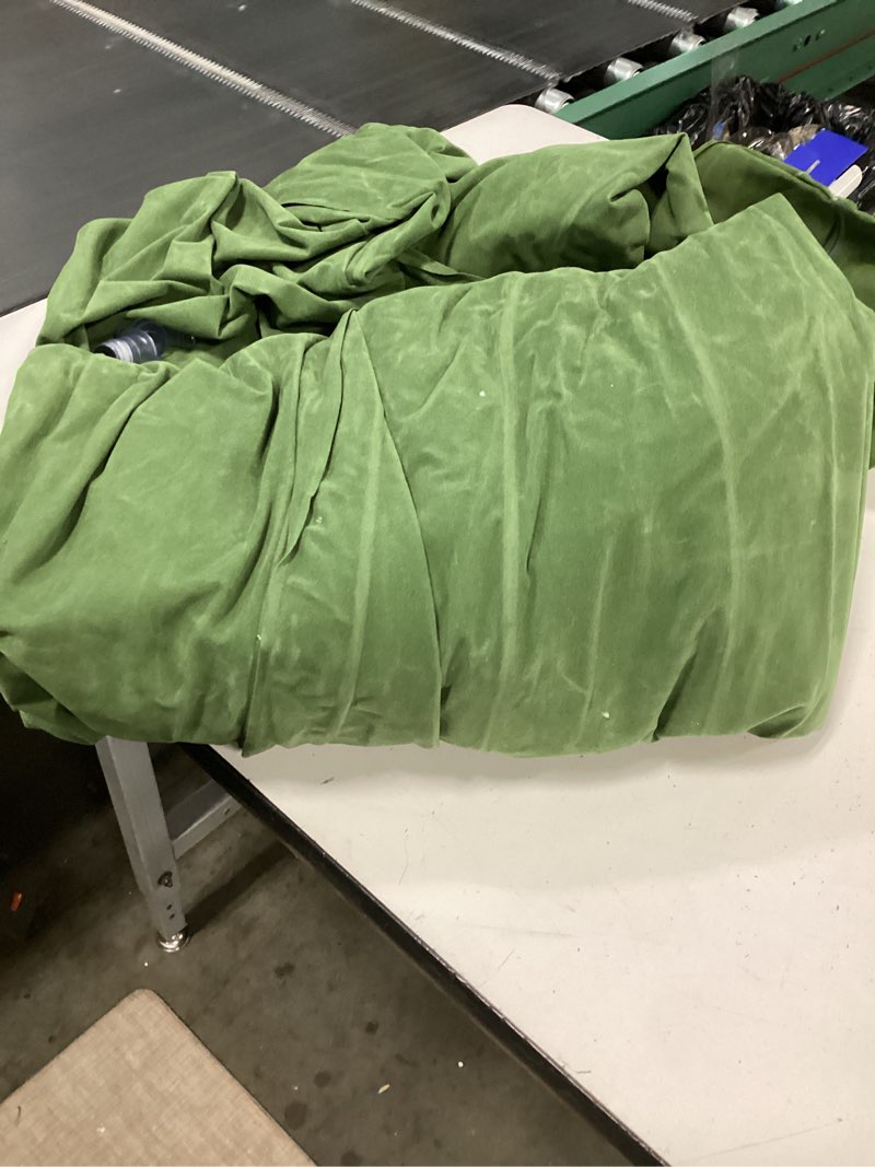 Condition photo showing As Is for Sensory Peapod Chair for Kids, 60" Inflatable Pea Pod Chair Sensory Toys for Autistic Children, ADHD Sensory Canoe with Neck Pillow, Electric Air Pump, Green