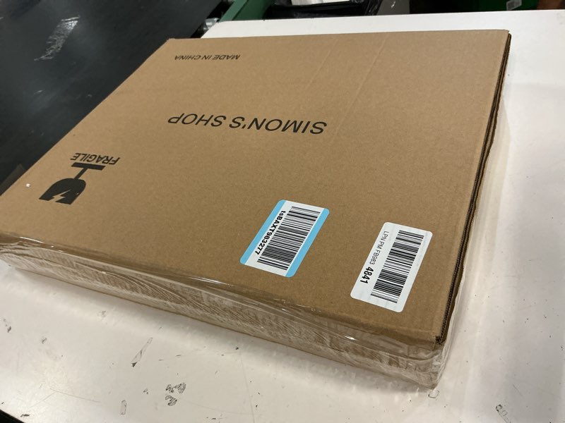 Condition photo showing New/Like New for simon's shop vintage 11x14 picture frame for gallery wall display, black oval poster frames with glass cover, victorian gothic photo frame 11x14 black & gold