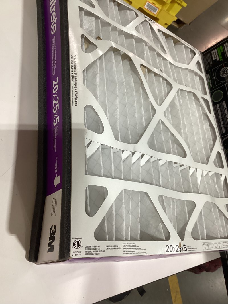 Condition photo showing As Is for 20x25x5 filtrete