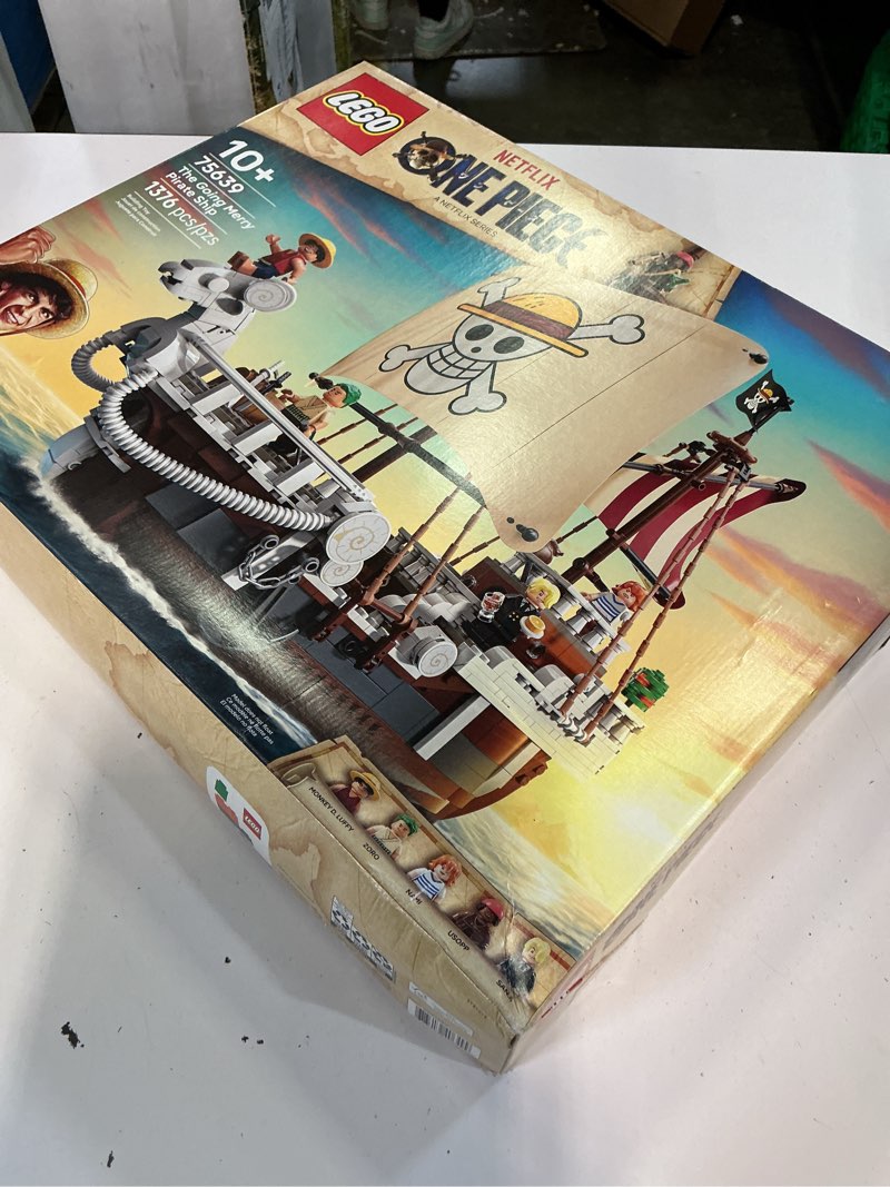 Condition photo showing New/Like New for lego one piece the going merry pirate ship building blocks - pretend play adventure toy for boys & girls, 10+ - straw hat crew toy figures & playset for anime fans - gift idea for birthdays - 75639