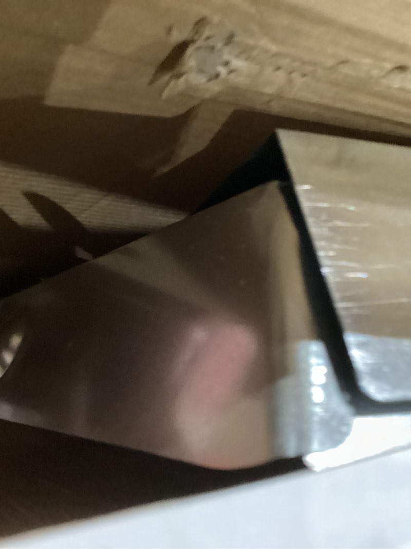 Condition photo showing New/Like New for Essentially Yours Adjustable Fireplace Tray | Stainless Steel Expandable Ash and Ember Holder Pan | Nuts and Bolts Included for Additional Stability
