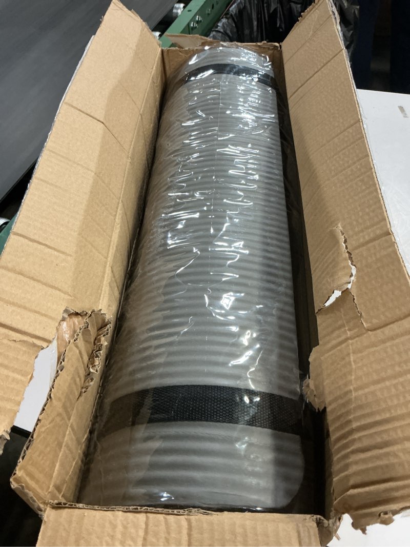 Condition photo showing Good Condition for BalanceFrom All-Purpose 1/2-Inch Extra Thick High Density Anti-Tear Exercise Yoga Mat with Carrying Strap and Yoga Blocks