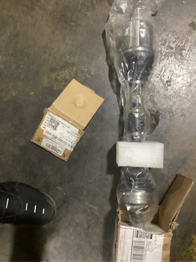 Condition photo showing As Is for (vehicle unknown )a-premium cv axle drive shaft assembly compatible with toyota corolla 2009-2018, matrix 2003-2014 & pontiac vibe 2003-2010, l4 1.8l, front left driver side front driver side